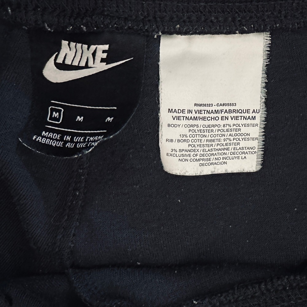Nike Track Pants Women Medium Black Good Side Stripe Jogger Joggers - Picture 6 of 6